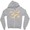 om zeichen indien buddhisten meditation religion yoga Zipper Hoodie