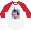unicorn nerd graphic 3/4 Sleeve Shirt
