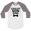 Coolest Son Ever 3/4 Sleeve Shirt
