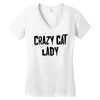 crazy cat lady Women's V-Neck T-Shirt
