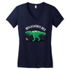 hugasaurus rex Women's V-Neck T-Shirt
