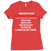 Smartass March Girl Ladies Fitted T-Shirt