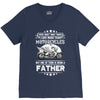 Motorcycles Father V-Neck Tee