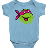 raph   tmnt facemelt Baby Onesie