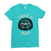 take a nap Ladies Fitted T-Shirt