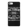 legends were born in october genuıne 1996 qualıty one kind of aged l iPhone 7 Case