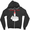 jungle red Zipper Hoodie