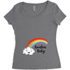 Rainbow Baby Women's Triblend Scoop T-shirt