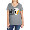 Butt Out Lung Cancer Awareness Ladies Curvy T-Shirt