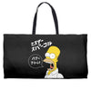 Homer Simpson Weekender Totes