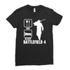 eat sleep battlefield 4, funny Ladies Fitted T-Shirt