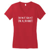 i'm not short, i'm a hobbit   new funny Women's V-Neck T-Shirt