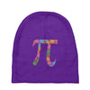 spring pi tshirts  flowery colorful pi day gifts Baby Beanies