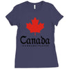 canada ice hockey Ladies Fitted T-Shirt