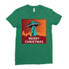 i want to believe santa parody Ladies Fitted T-Shirt