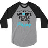 my favorite people call me poppy 3/4 Sleeve Shirt