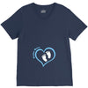 Custom baby boy name maternity design V-Neck Tee