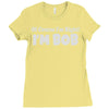 of course i'm right i'm bob Ladies Fitted T-Shirt