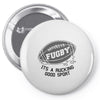 fugby it's a rucking good game Pin-back button