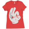mickey mouse high pop Ladies Fitted T-Shirt