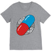 akira pill 2 V-Neck Tee