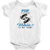 Pop is my Name Fishing Is My Game Baby Onesie