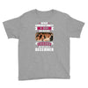 Never Underestimate A Man Who Watches Friends And Was Born in December Youth Tee