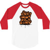 halloween ghost 3/4 Sleeve Shirt