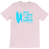 save a wave ride a surfer T-Shirt