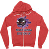rick gastly Zipper Hoodie