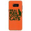 real men love cats, funny quote Samsung Galaxy S8