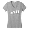bagpipe evolution Women's V-Neck T-Shirt