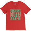 straight outta pre k V-Neck Tee