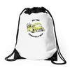 struggle bus Drawstring Bags