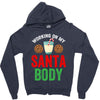 working on my santa body Zipper Hoodie