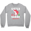 sister shark doo doo doo family matching Crewneck Sweatshirt