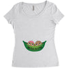 Two Peas In a Pod Twin Chocolate Babies Women's Triblend Scoop T-shirt