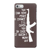funny militaryarmymarines ak47 iPhone 7 Case