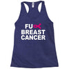 fuck breast cancer Racerback Tank