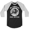 halloween my labrador rides shotgun 3/4 Sleeve Shirt