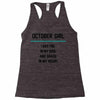 October Girl Racerback Tank