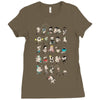 shakespeare a z Ladies Fitted T-Shirt