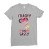 trashy and sassy Ladies Fitted T-Shirt