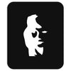 sax player lady face optical illusion Mousepad