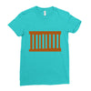 wall Ladies Fitted T-Shirt