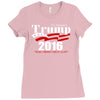 trump for president election 2016 Ladies Fitted T-Shirt