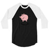 happy pig 3/4 Sleeve Shirt