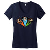 powerpew girls Women's V-Neck T-Shirt