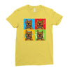 pop art Ladies Fitted T-Shirt