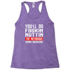 the notorious conor mcgregor fookin nuttin Racerback Tank
